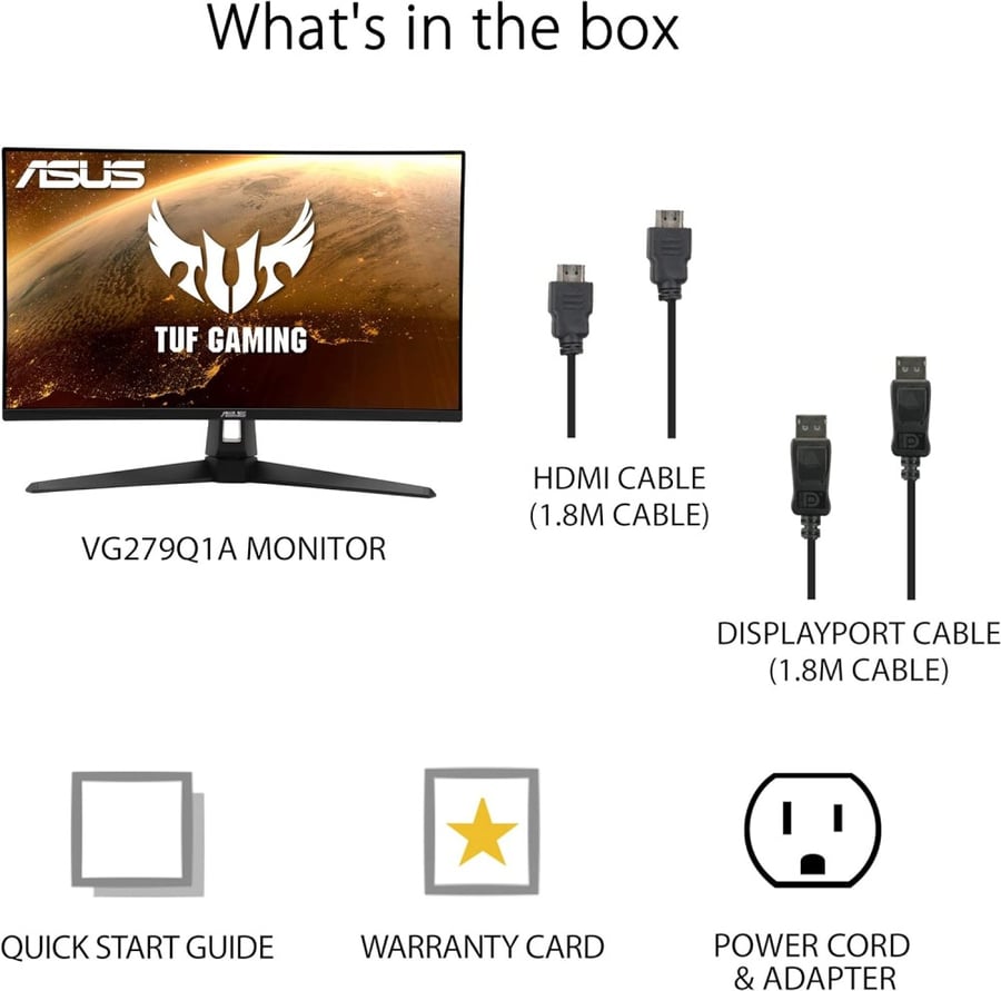 شاشة ASUS) VG279Q1A)
