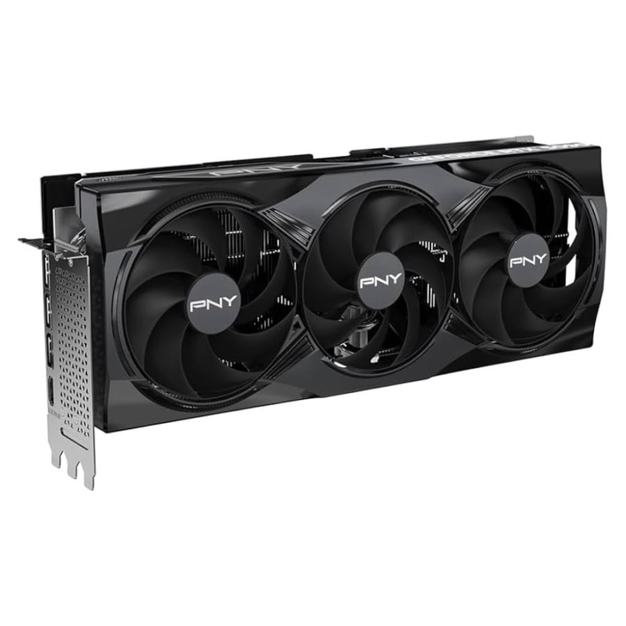 كرت شاشة PNY GeForce RTX 5090 سعة 32 جيجابايت GDDR7 إصدار OC بثلاث مراوح نسخة مكسورة السرعة