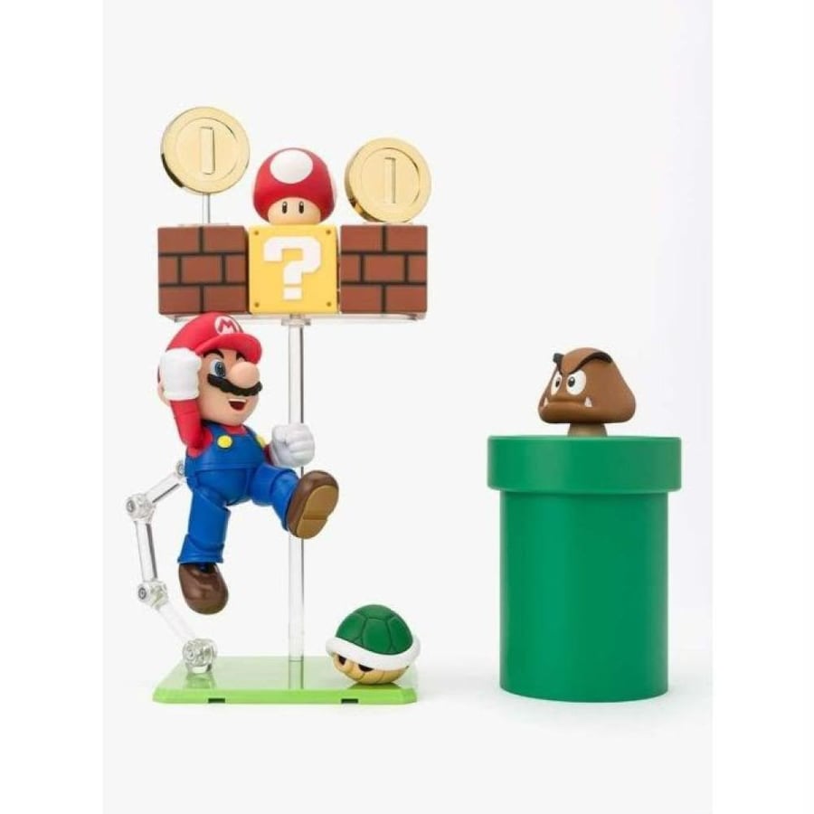 مجموعة لعب S.H.Figuarts سوبر ماريو - مجسمات فينيل