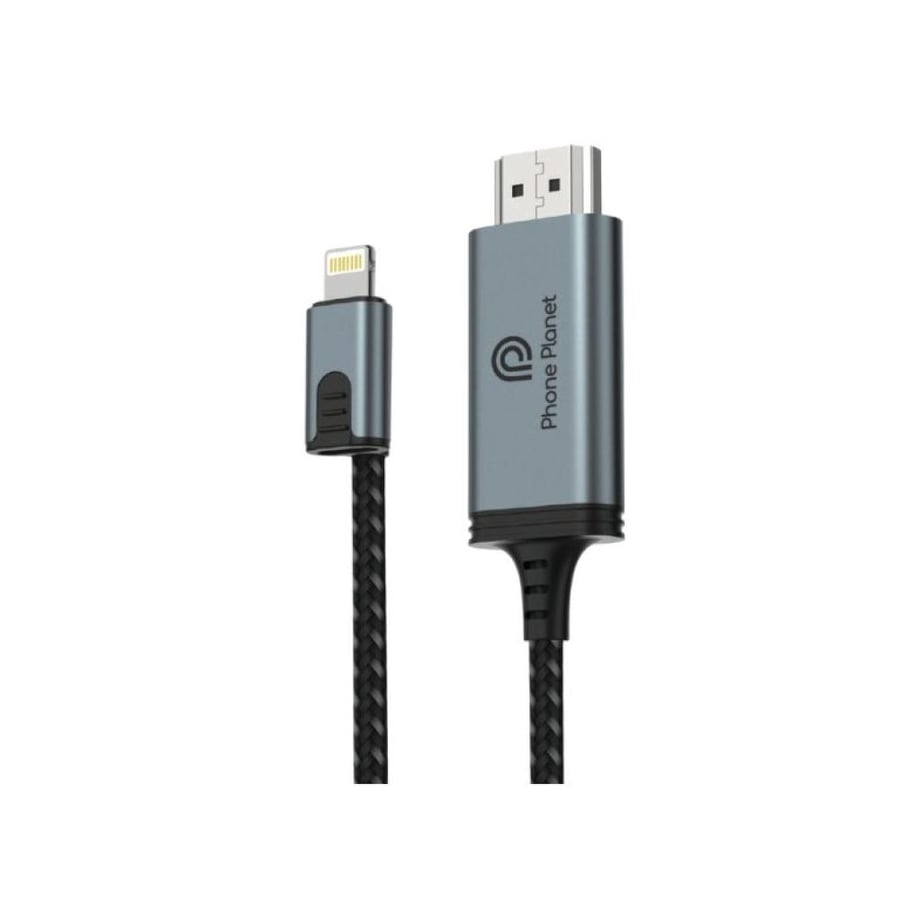 فون بلانيت : كيبل لايتنينق - اتش دي (Lightining to HDMI) - 1.8 متر