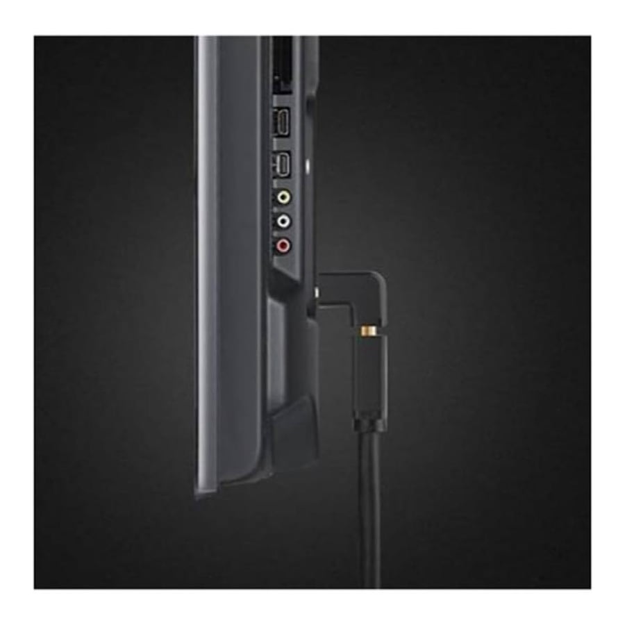 محول يوجرين HDMI بزاوية 270 درجة اسود