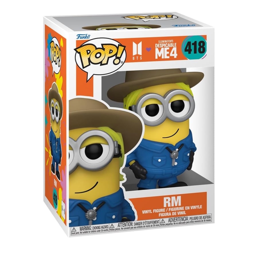 فانكو بوب ار ام : BTS × Despicable Me 4 – RM (Minion) #418 مستعمل