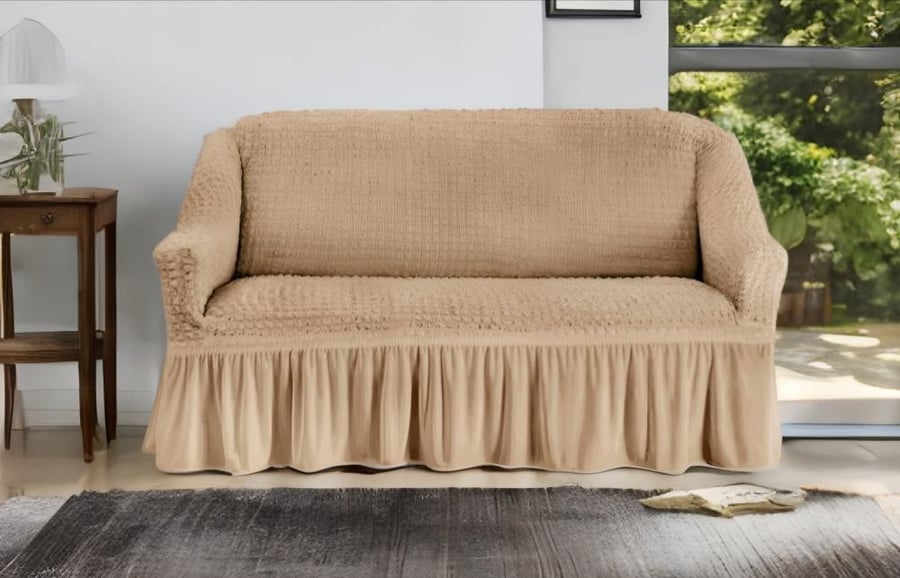 Cloth sofa, 1 piece, for 2 people, Turkish crepe fabric