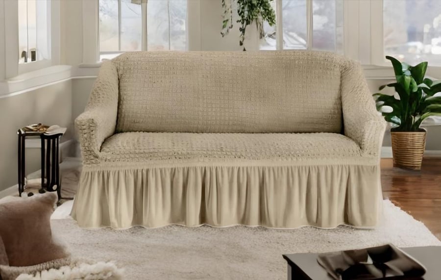 Cloth sofa, 1 piece, for 2 people, Turkish crepe fabric