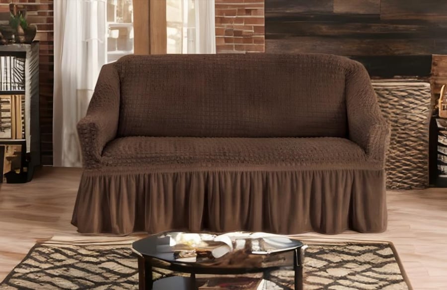 Cloth sofa, 1 piece, for 2 people, Turkish crepe fabric