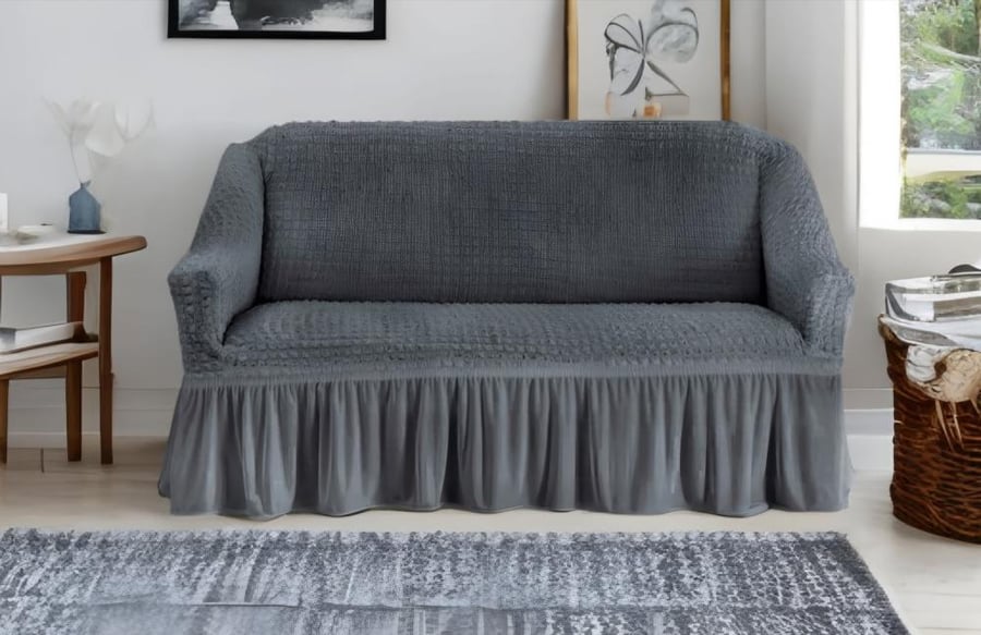 Cloth sofa, 1 piece, for 2 people, Turkish crepe fabric