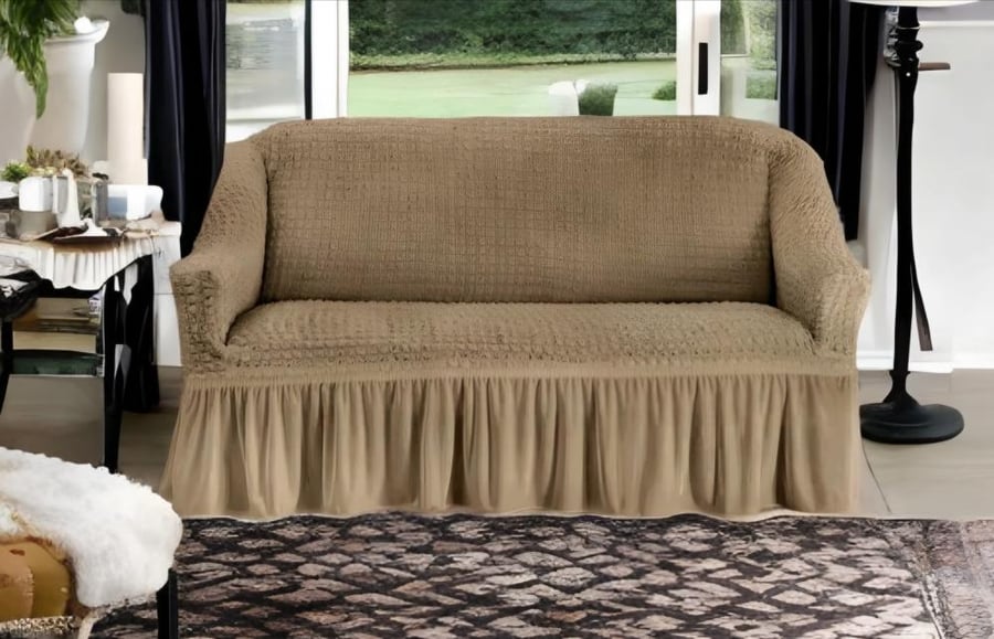 Cloth sofa, 1 piece, for 2 people, Turkish crepe fabric