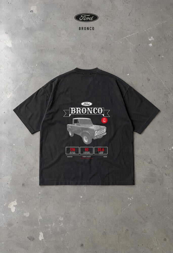 تيشرت فورد Bronco الجيل الأول — أسود
