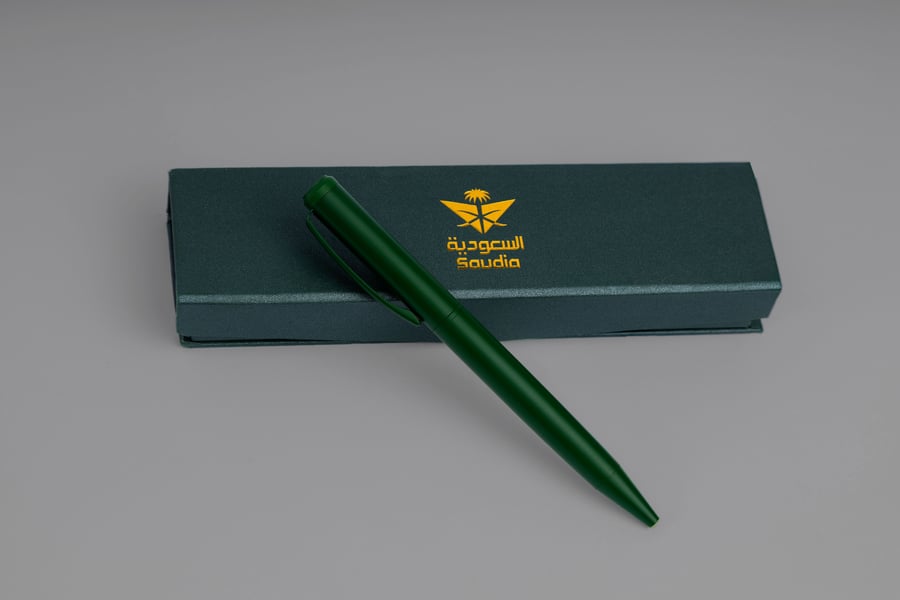 قلم بشعار السعودية