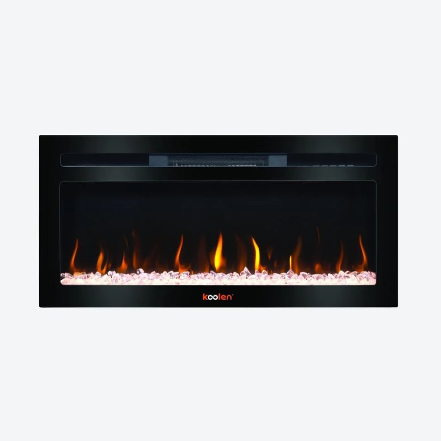 Colin Flame Effect Decorative Heater with Bluetooth and Speaker 2000 Watt, Black