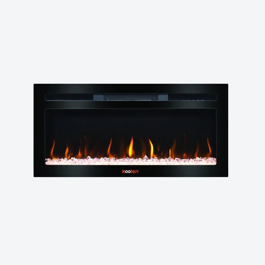 Colin Flame Effect Decorative Heater with Bluetooth and Speaker 2000 Watt, Black