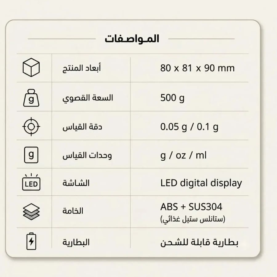 ميزان كوب القهوة الرقمي - سبيشالتي تولز