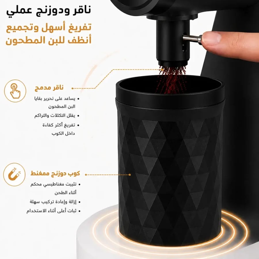 مطحنة قهوة S28 PRO سوداء - سبيشالتي تولز
