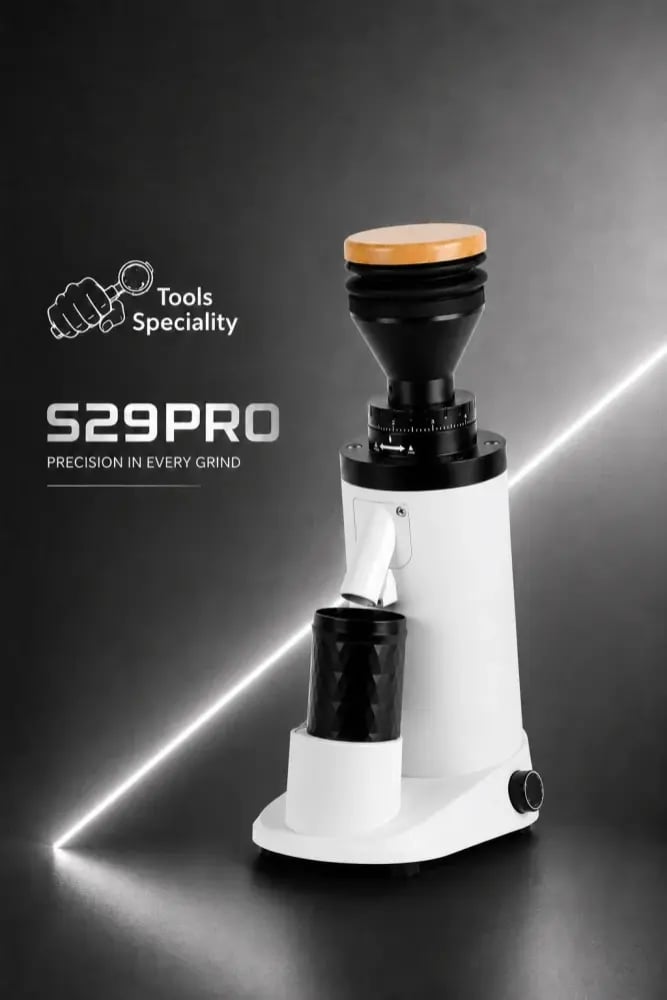 مطحنة قهوة S29 PRO ابيض - سبيشالتي تولز