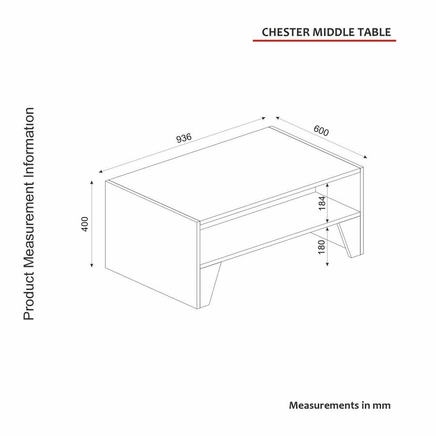 بكج طاولة تلفزيون وطاولة قهوة وركن للقهوة Chester