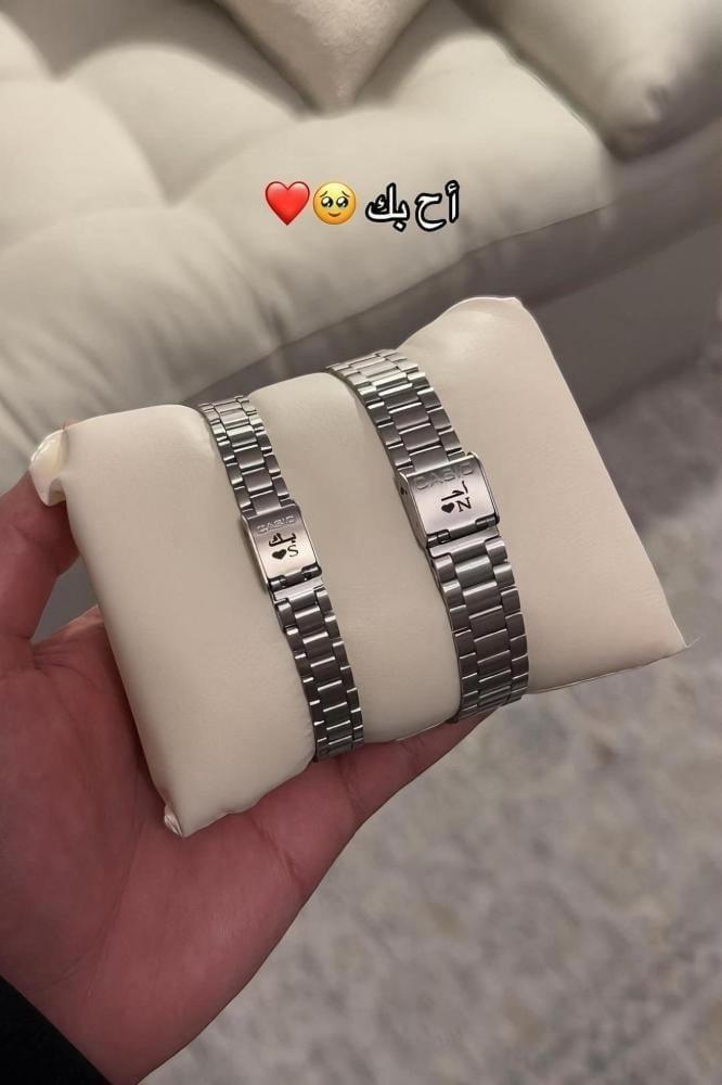 ساعة كاسيو LTP كبلز فضي مينا افضي