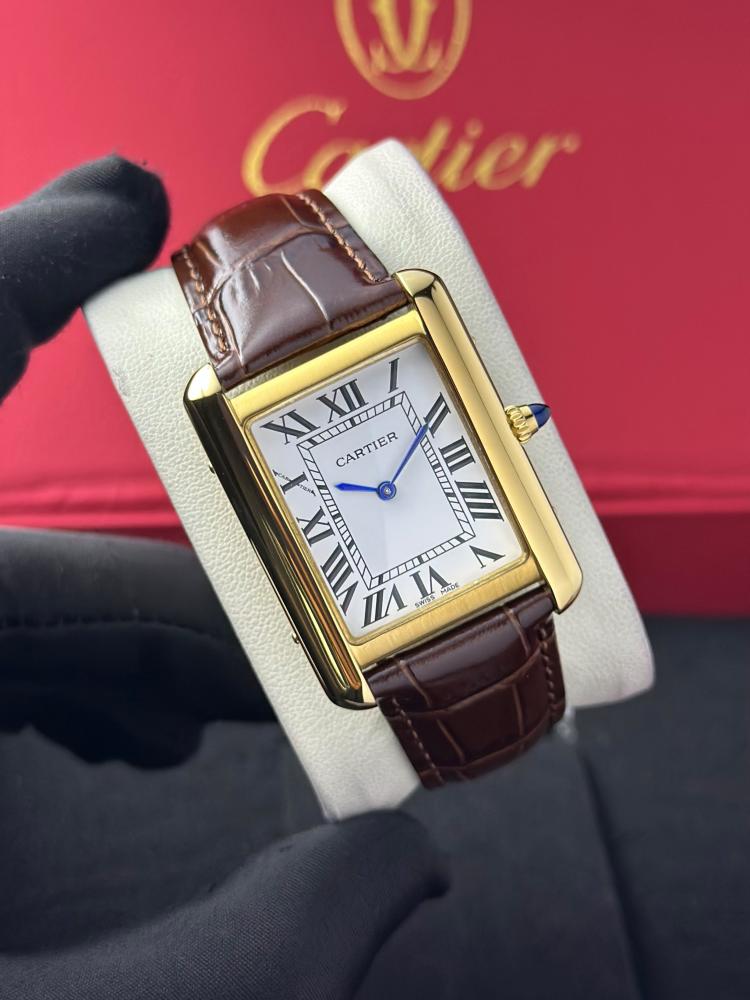 ساعة كارتير تانك موست جلد مقاس 32