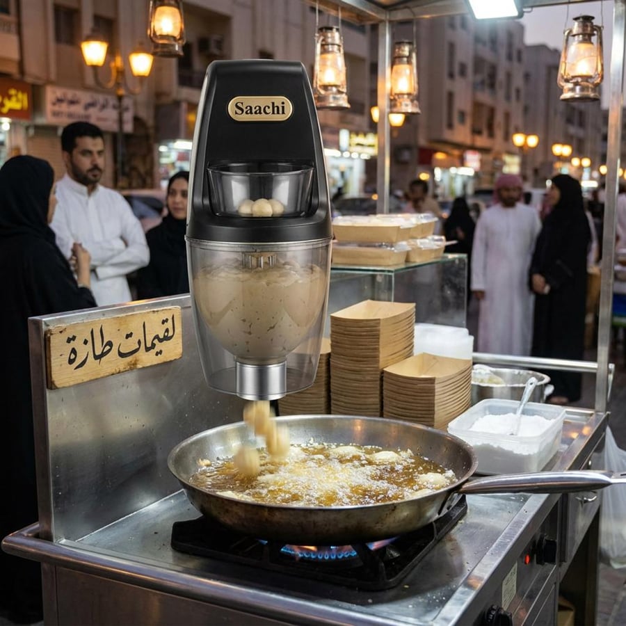 الة صب اللقيمات