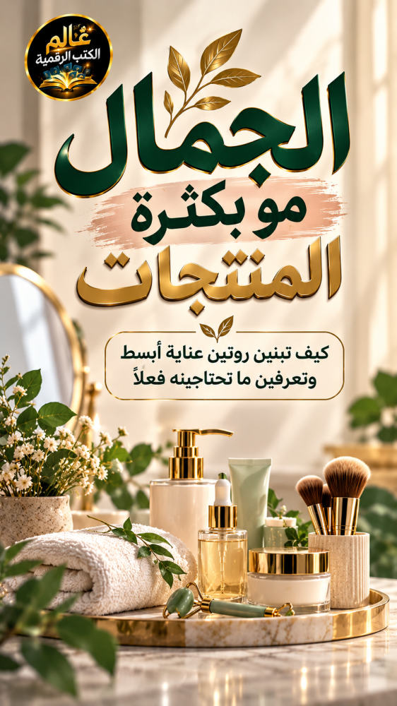 الجمال مو بكثرة المنتجات