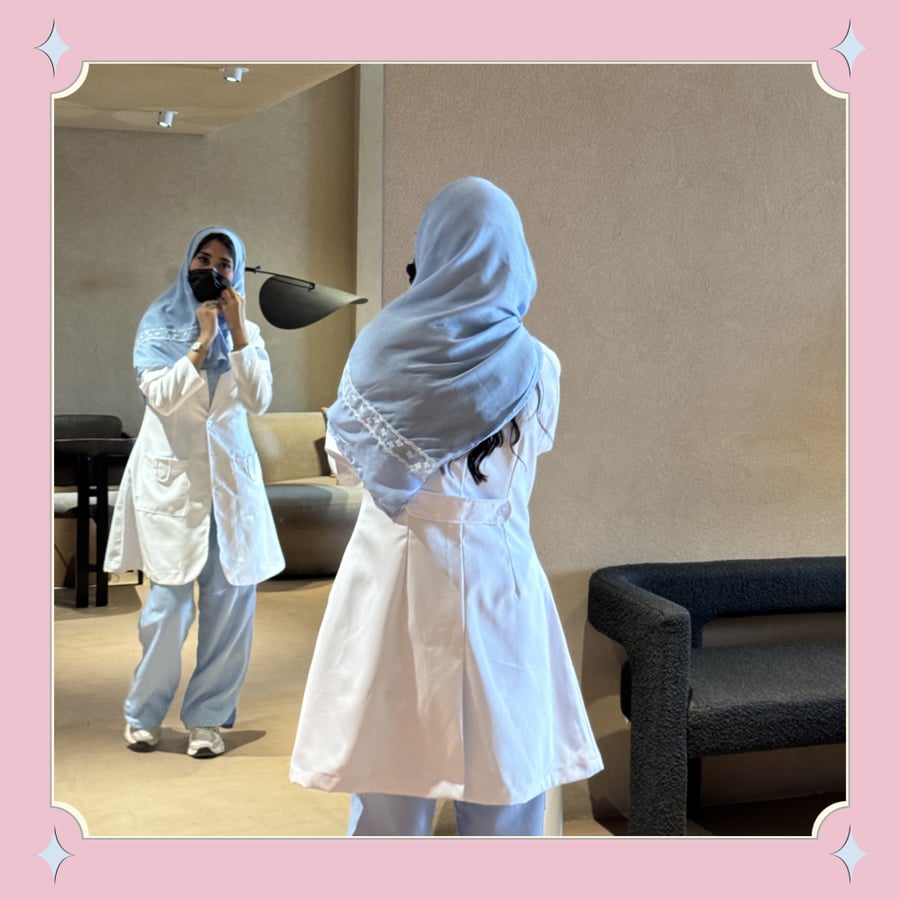Fleur Lab Coat