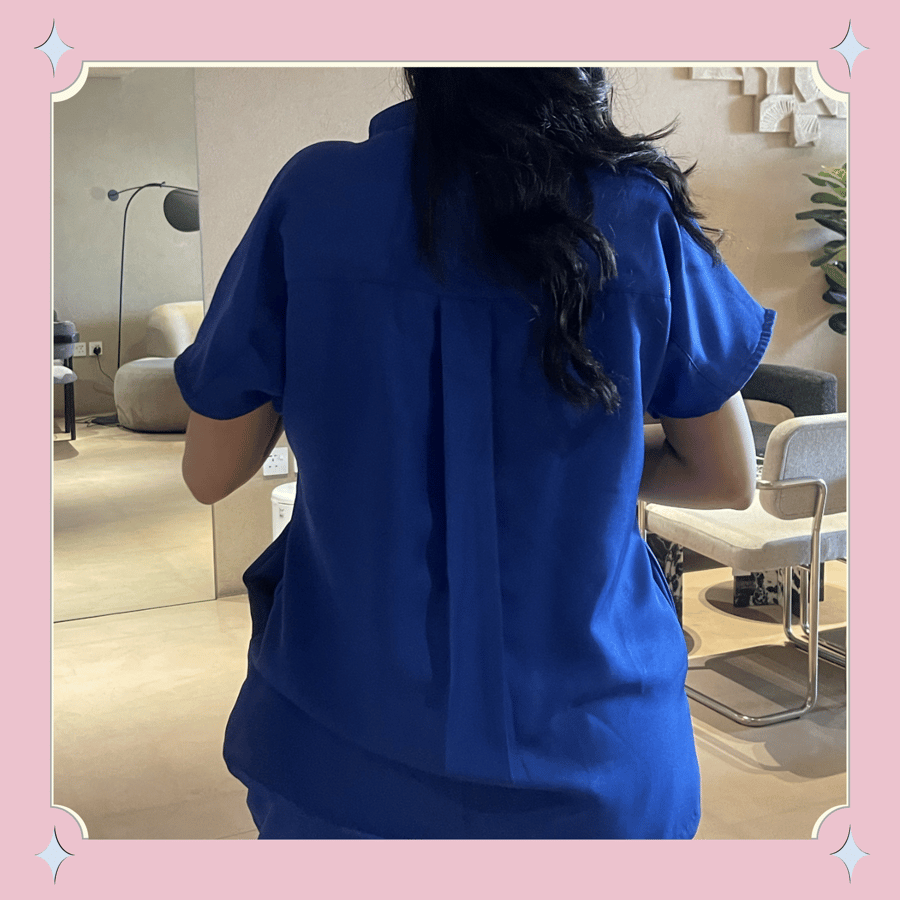 “Sprout Scrub set “ROYAL BLUE