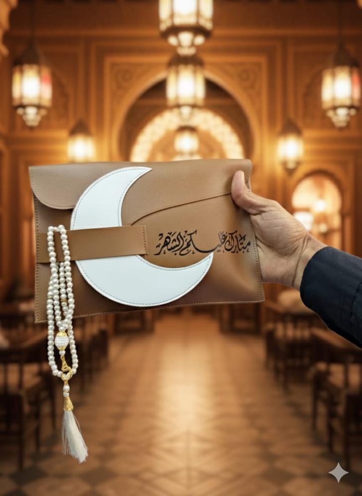 شنطة جلد رمضانية | 3 قطع