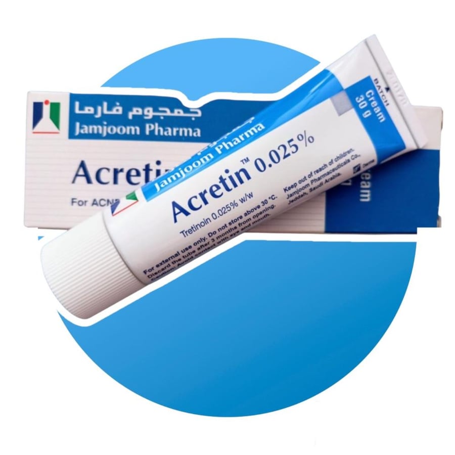 اكراتين0.025 لعلاج حب الشباب 30ج