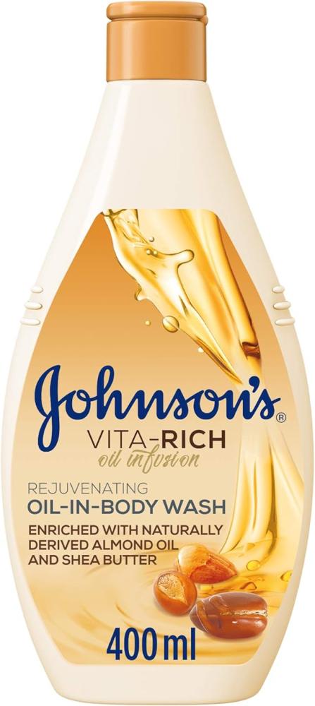 Johnson Vita Rich liquid shower soap with almond oil and shea butter 400ml