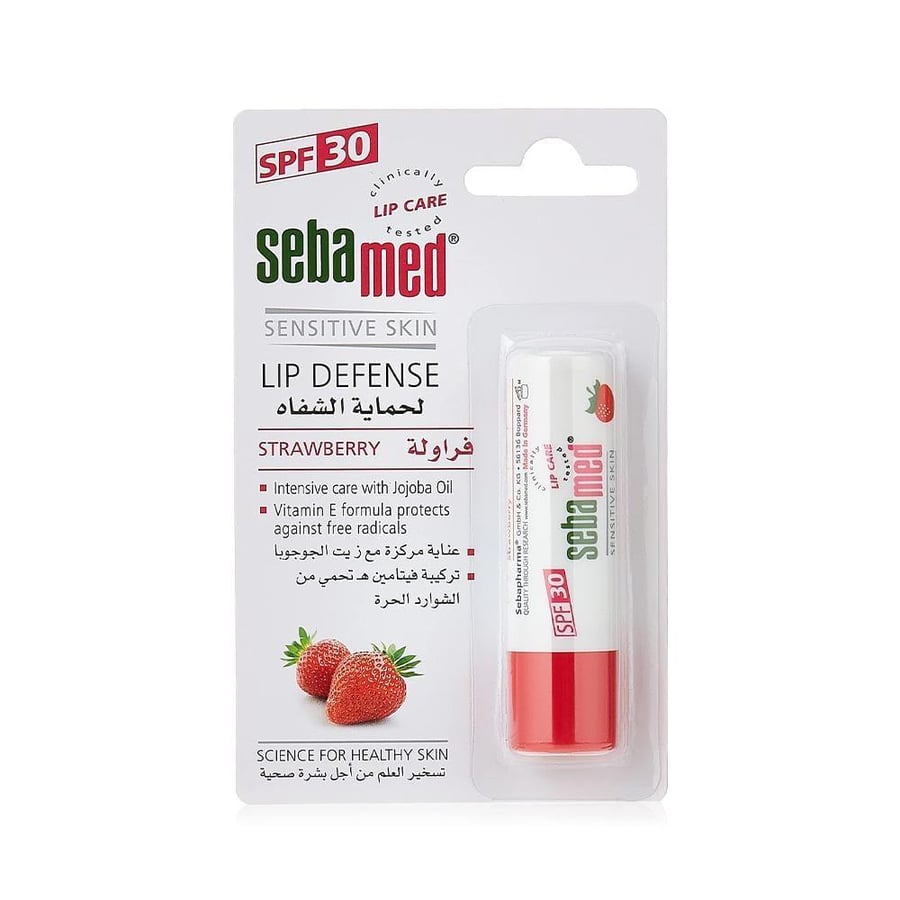 سيباميد مرطب شفاة مع واقي شمس بالفراولة 4.8ج