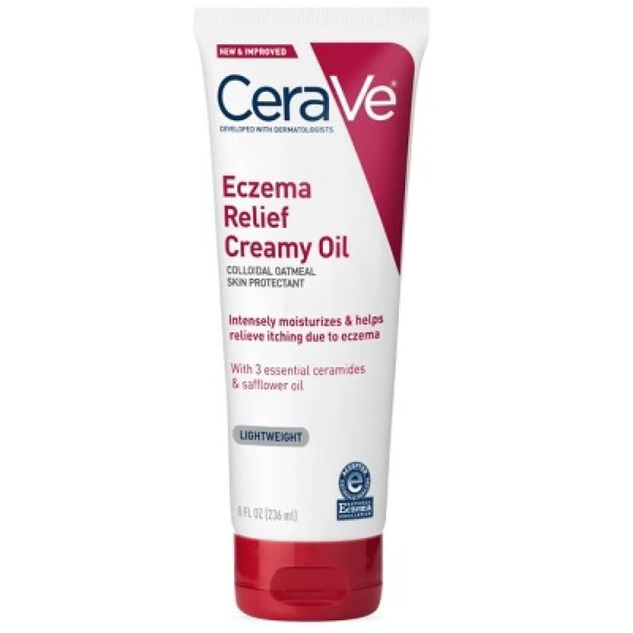 Serafi oily cream for moisturizing eczema skin 236ml