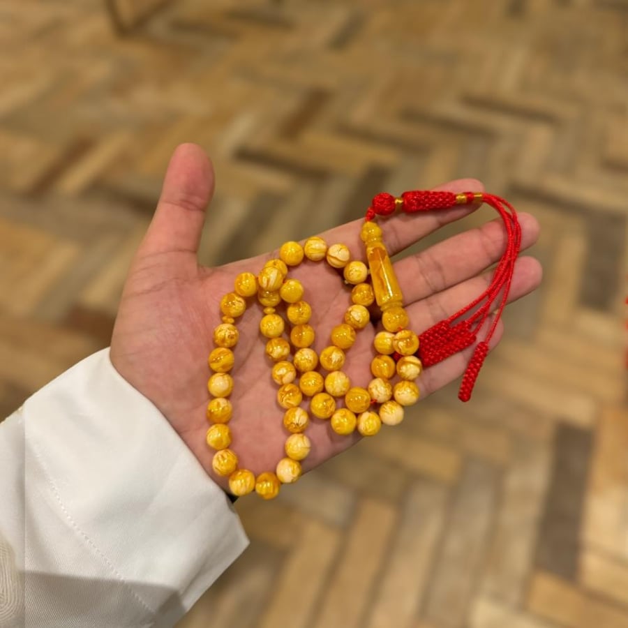 مسباح بكلايت كركوشة شبيه الكهرمان - متجر مورقن