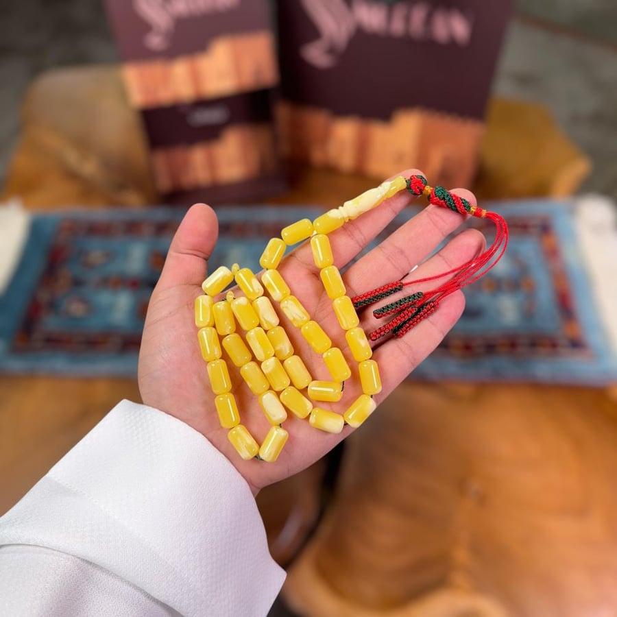 مسباح بكركوشة - سبح مستكة - سبح رجالية - مورقن