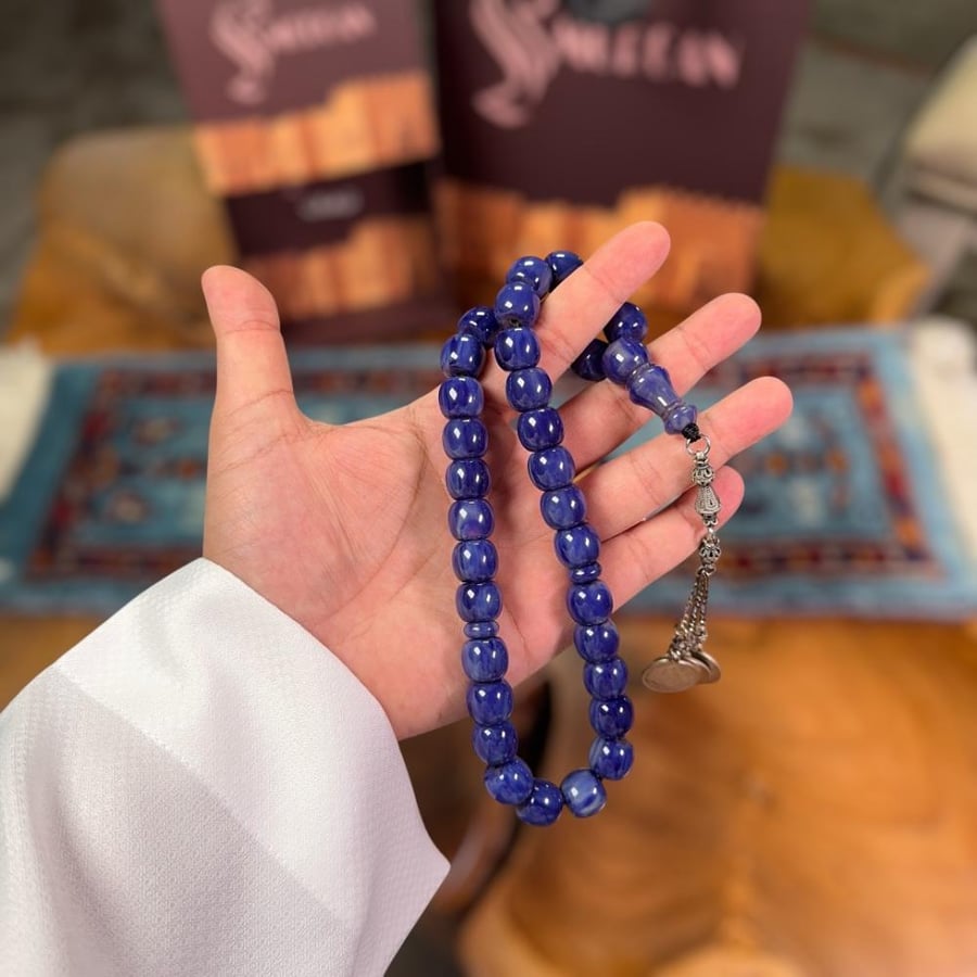 مسباح فاتوران أنتيمون أزرق معتق