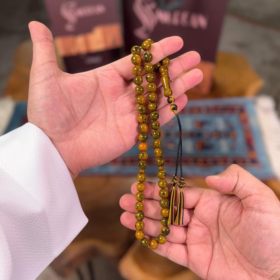 مسباح فاتوران كركوشة لون أخضر مخلوط