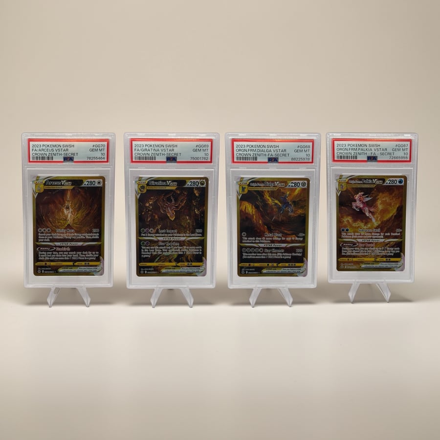 PSA 10 Crown Zenith V-Star Gold set