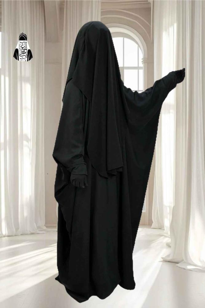 عباية قماش الشبح بغطوة متصلة