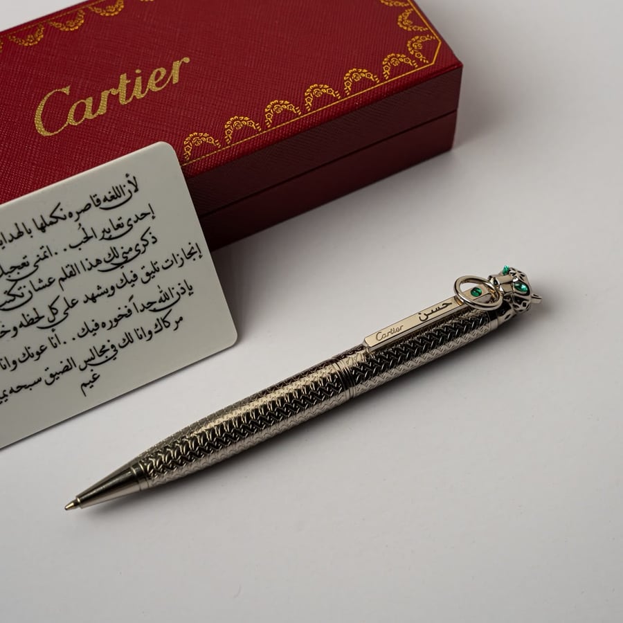 بكج رجالي قلم كاتير و مشط الشنب و مسبحة بالأسم