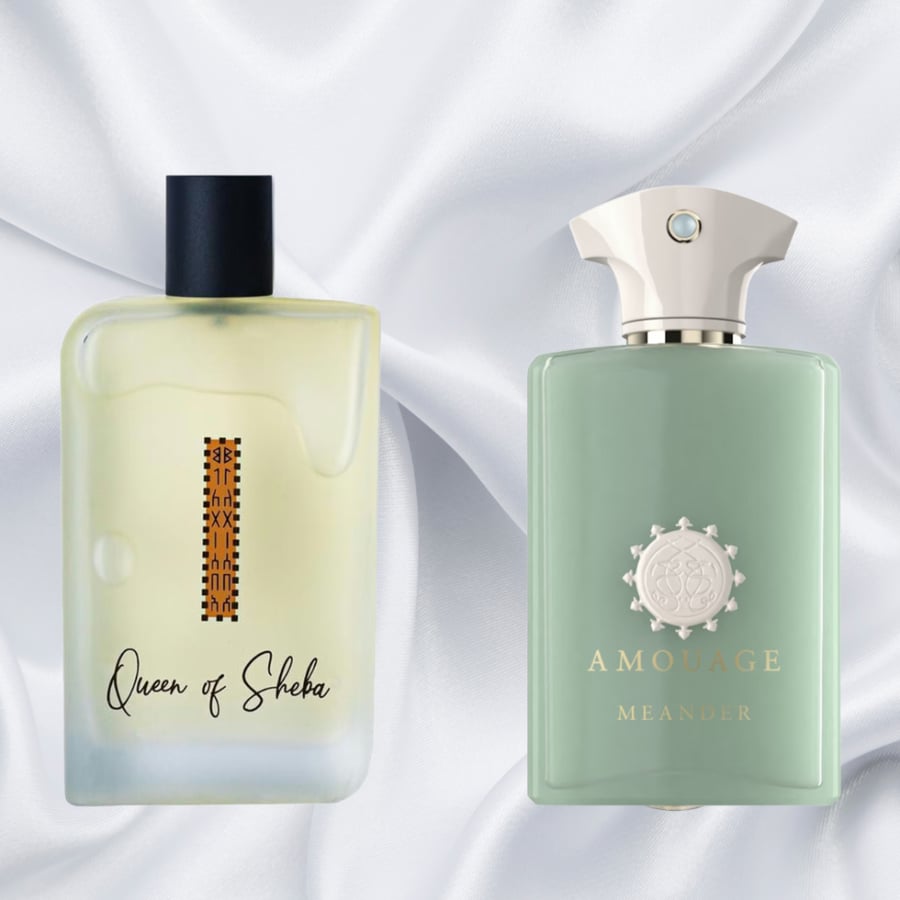 Queen of Sheba perfume from Samam, alternative mint from Amouage