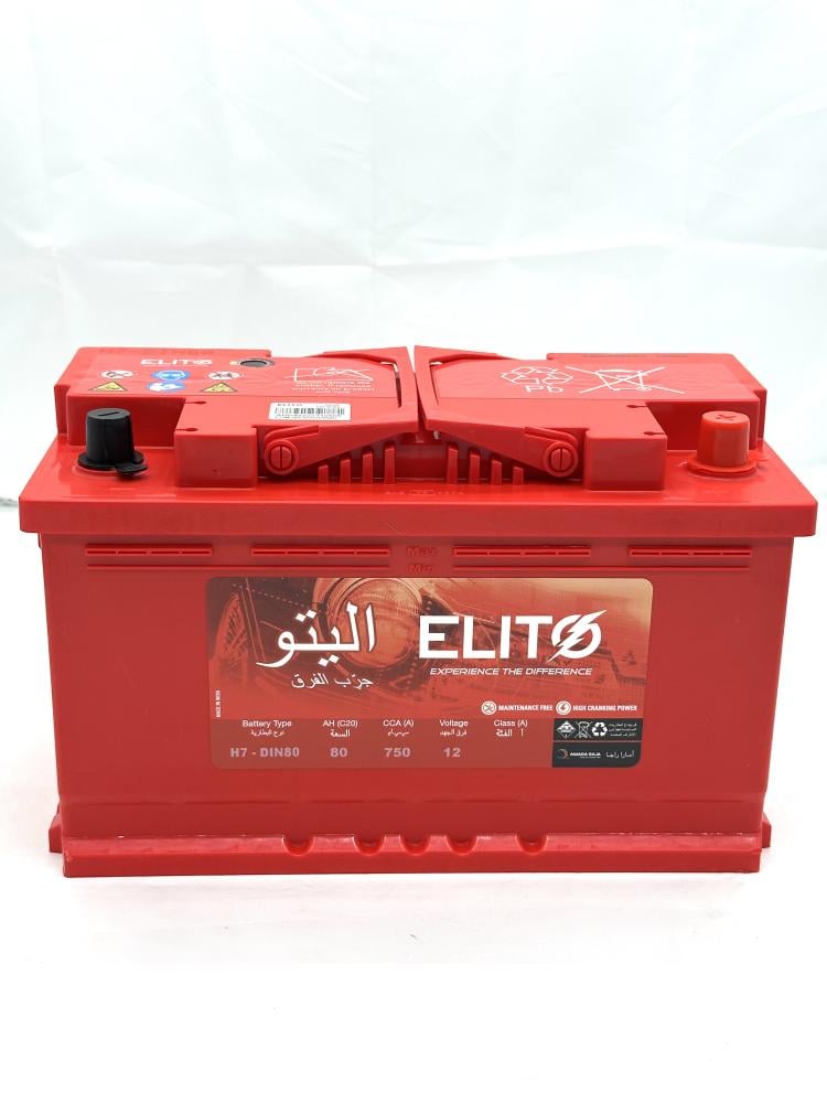 بطارية اليتو ELITO 80 DIN