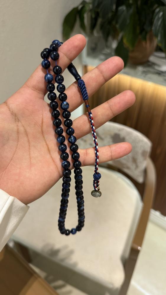 بكلايت نواعم ازرق مموج كركوشة الساعة