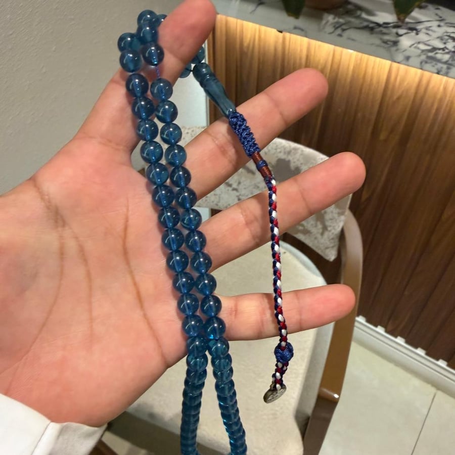 بكلايت نواعم ازرق شفاف كركوشة الساعة