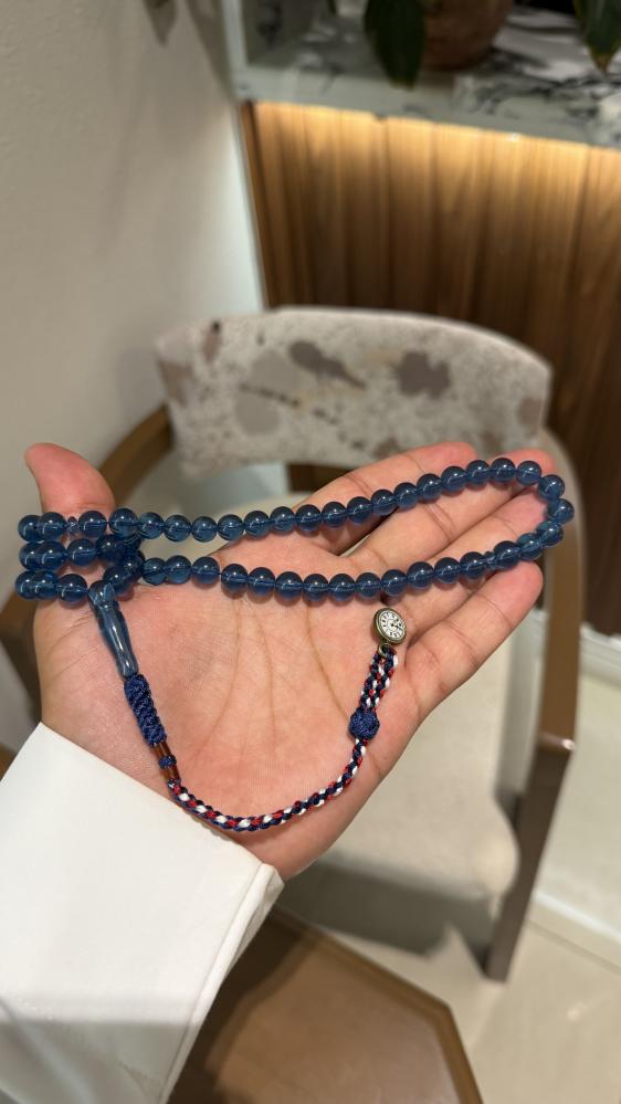 بكلايت نواعم ازرق شفاف كركوشة الساعة