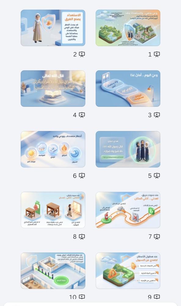 عرض بوربوبينت إذاعة عن اليوم العالمي للحد من مخاطر الكوارث احترافي يحتوي على قراءة صوتية للشرائح بالذكاء الاصطناعي وقابل للتعديل ( 15شريحة)