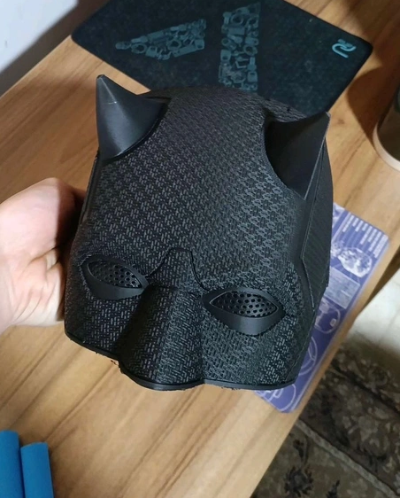 Black daredevil mask