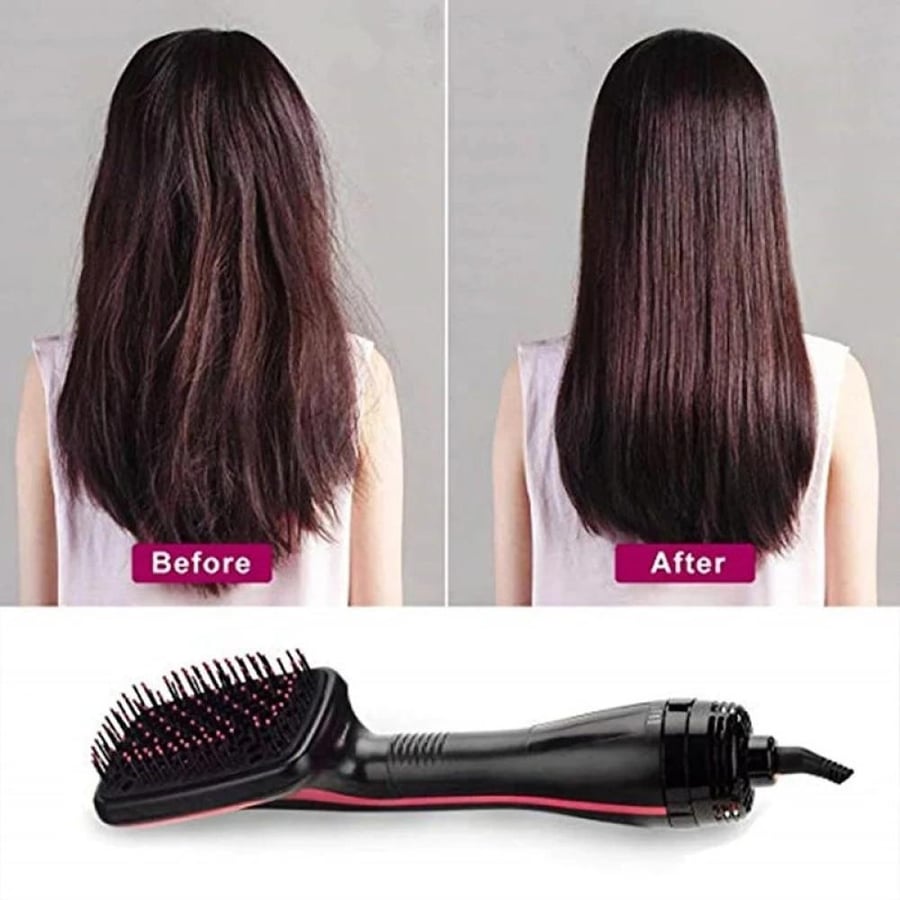 Hair dryer brush