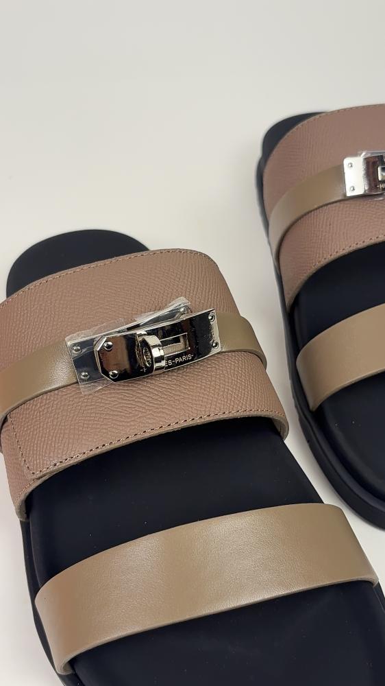 Hermes Jackson Slippers - 42