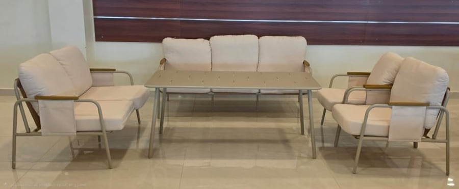 طقم حديقة 7 اشخاص حديد, موديل 24285C