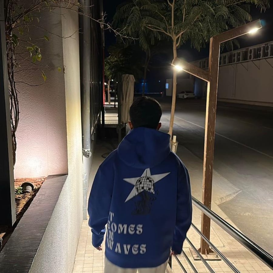 Blue Hoodie M size