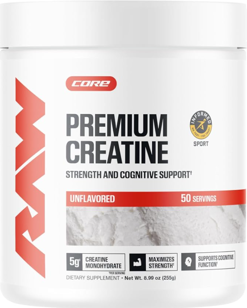 RAW CREATINE 250GM UNFLAVOURED