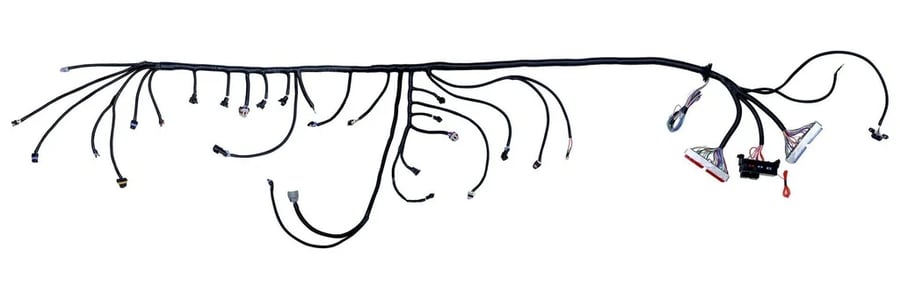 ضفيرة مختصرة MH Wire Harness Gen III 97-06 LS1 EV1 Red/Blue